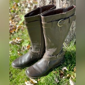 B.O.C women’s brown pebbles leather boots. Size 8